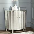 Safavieh Rutherford Demilune Cabinet, Silver AMH1516A